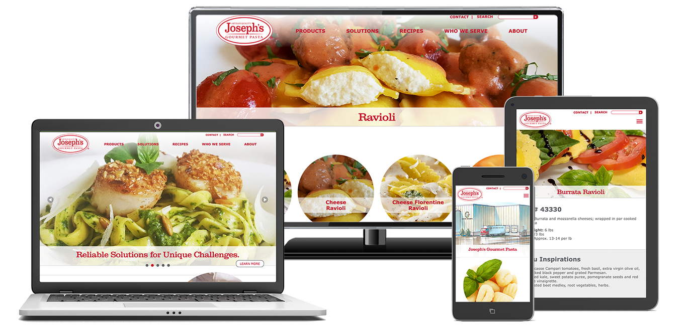 Joseph's Gournet Pasta Website